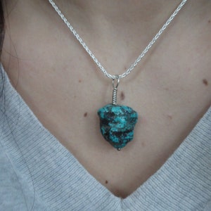 Turquoise nugget pendant