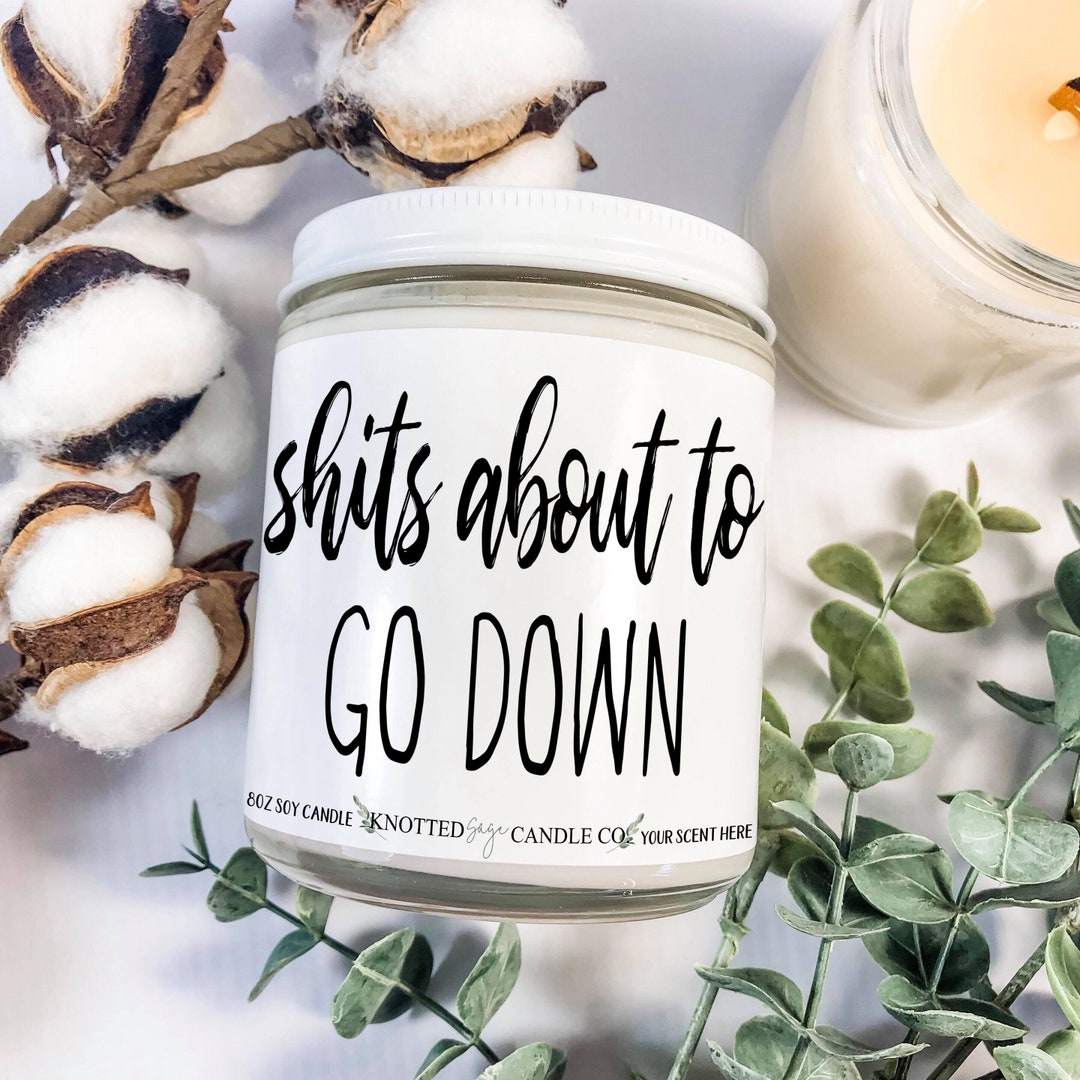 Funny Candles Bathroom Candle Soy Candle Funny Bathroom Etsy
