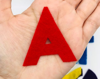 Filz Regenbogen Alphabet Die Cuts: DIY Handwerk Buchstaben