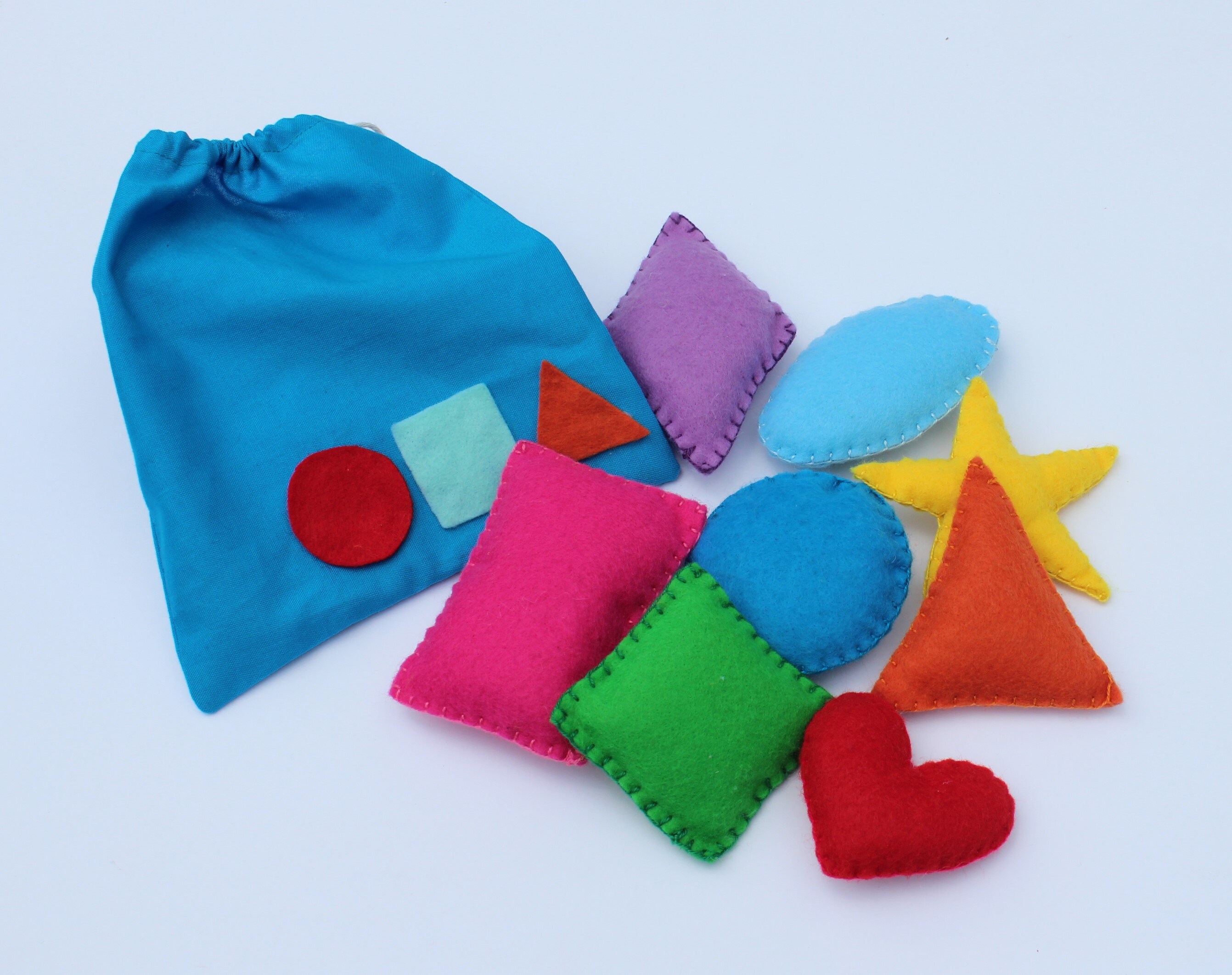 Felt Shapes Learning Shapes Geometric Felt Shapes Learning Etsy