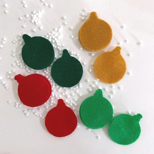 Felt Christmas Die Cuts, felt christmas shapes, felt christmas ornaments die cuts, christmas ornaments, felt christmas ornaments, DIY
