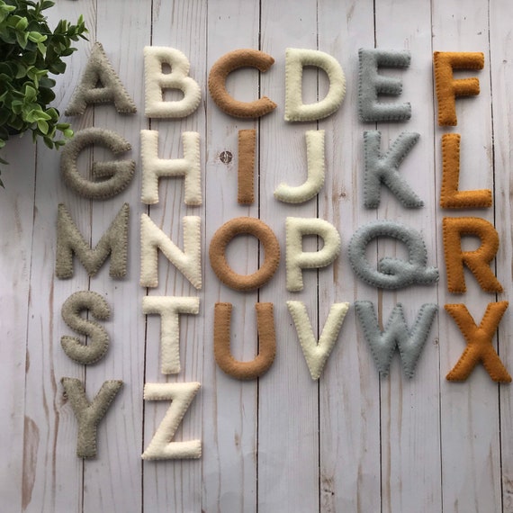 Felt Letters, Felt Alphabet, Preschool Alphabet, Learning Alphabet