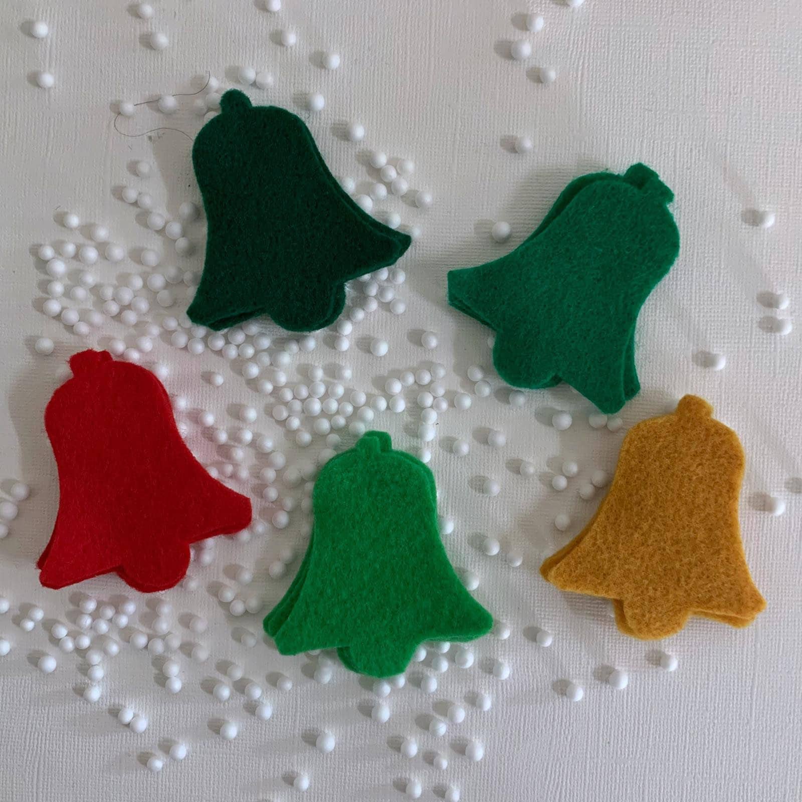 Felt Christmas die cuts felt christmas shapes felt christmas Etsy
