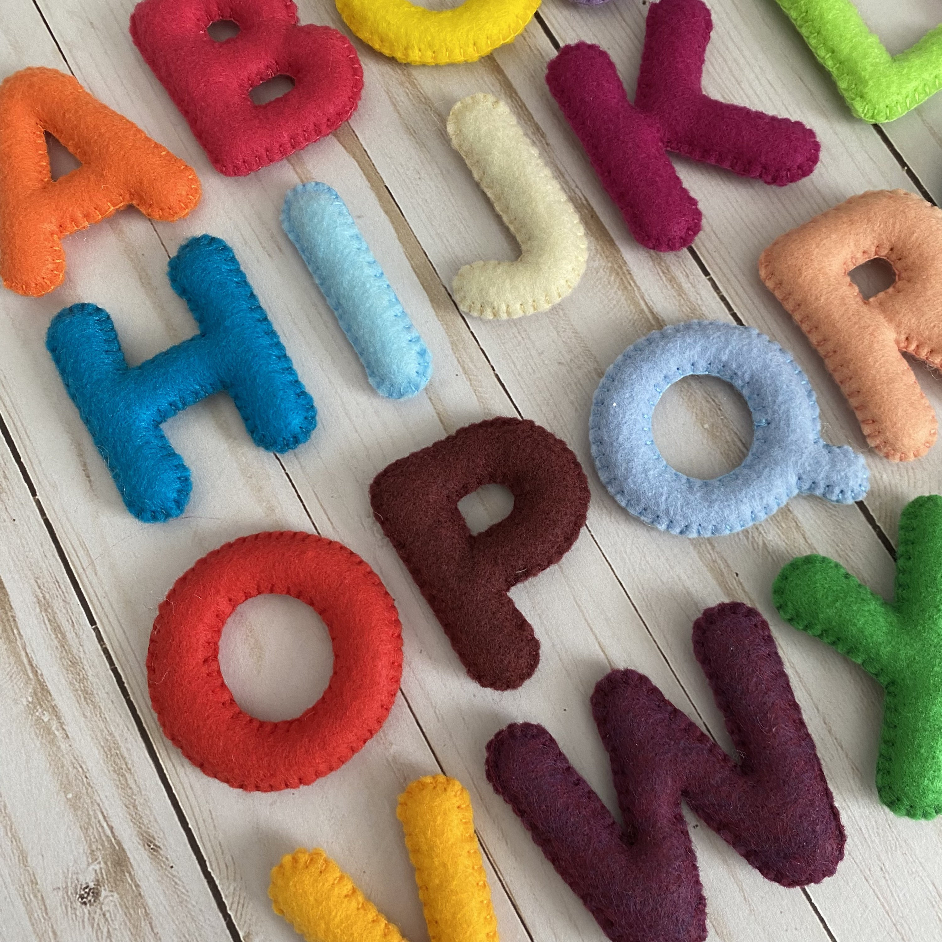 Felt Alphabet Soft Letters English Alphabet Learning Letters Childrens  Alphabet - Shop WorkshopLena Kids' Toys - Pinkoi