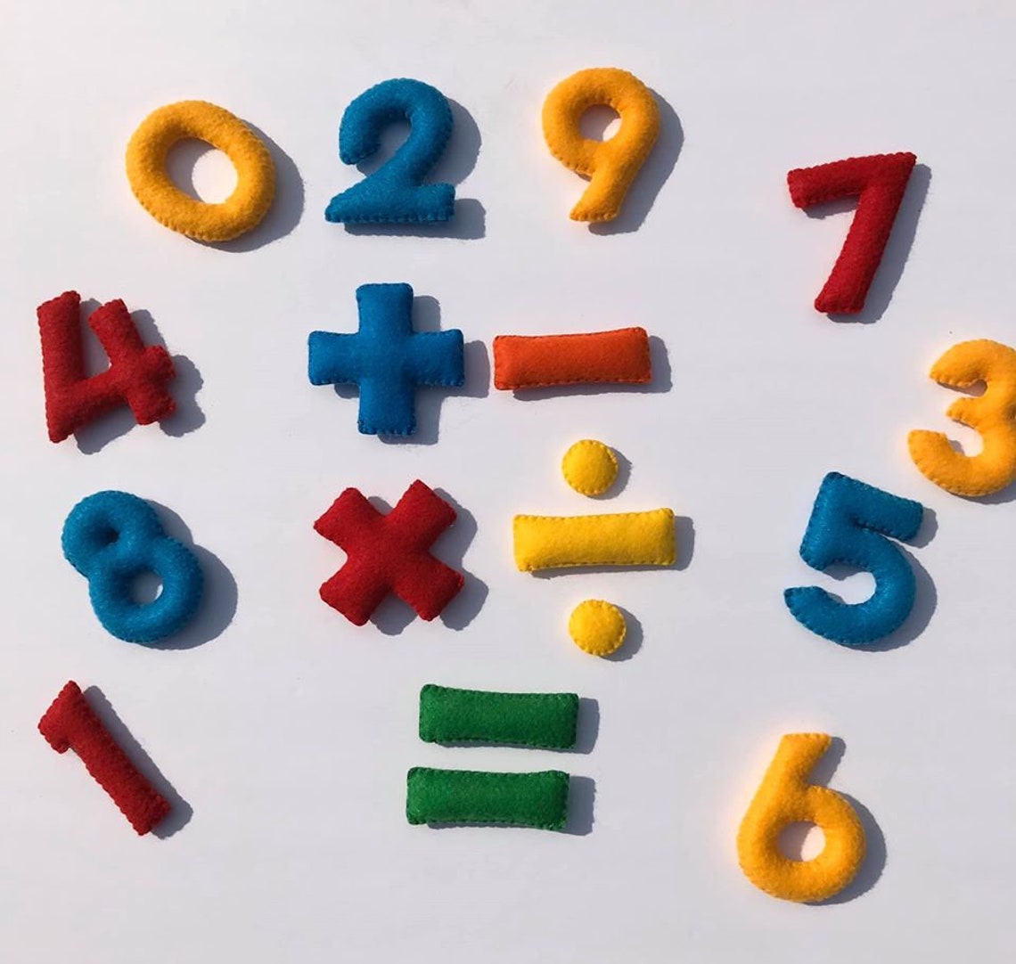 Felt Math Symbols Learning Math Learning Toys Addition - Etsy