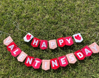 AKH® Striscione a forma di cuore in feltro di San Valentino, 2,5 m