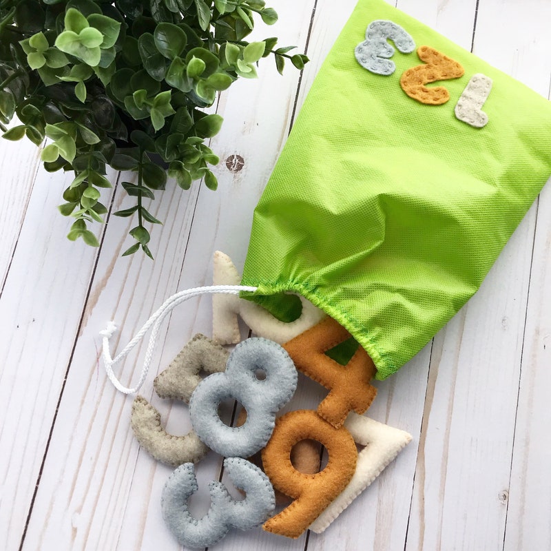 Felt Numbers - Etsy