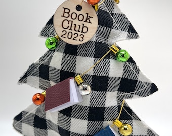 Book Club - Book Tree Ornament