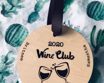 Ornament Wine Club Personalized