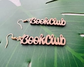Bookclub earring set