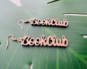 Bookclub earring set