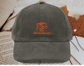 Vintage corduroy cap- book lovers - All booked up