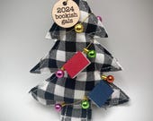 Book Club - Book Tree Ornament - customizable