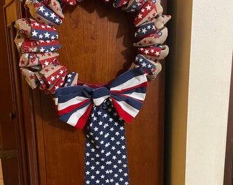 Patriotic/ 4 th of July Wreath