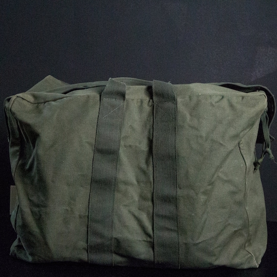 Military Duffle Bag, Canvas Military Bag, Vintage