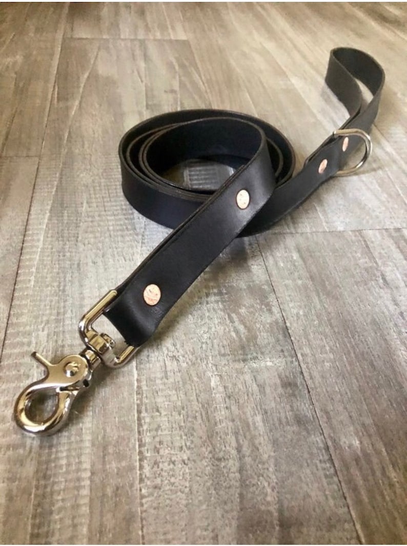 Dog Harness and Leash Set Personalized Step In Black Leather Harness and Leash Custom Dog Harness Dog Leash Step In Harness Pug Harness