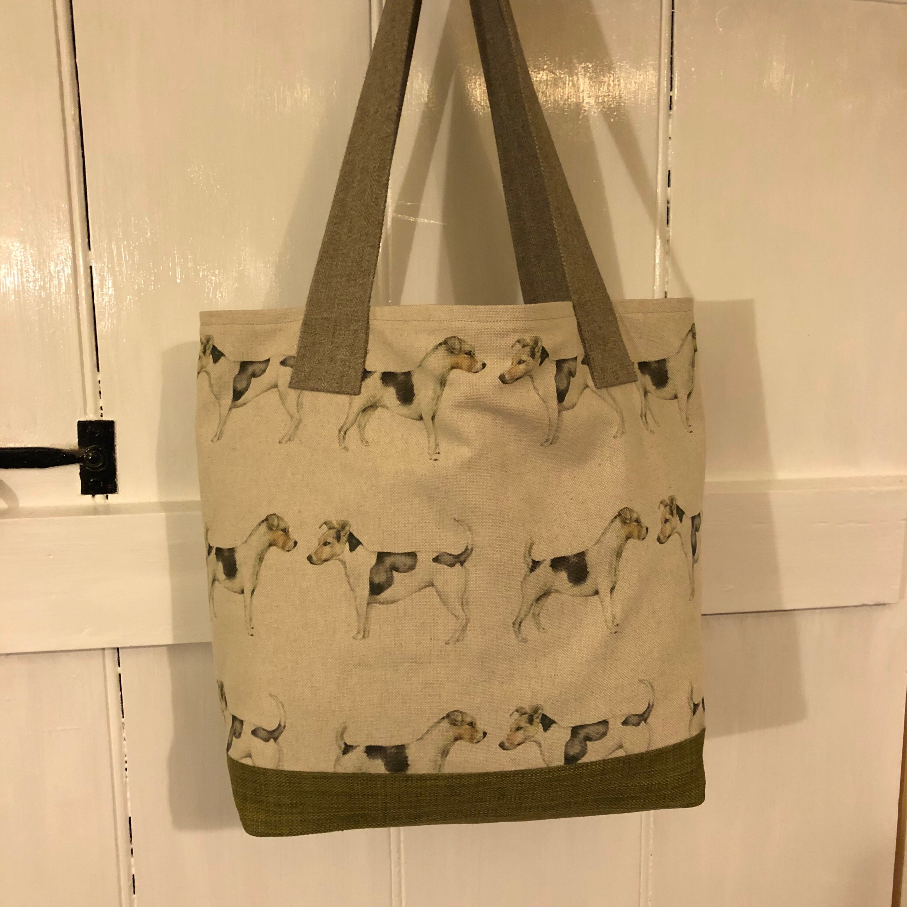 Handmade Fully Lined Jack Russell Tote Bag Shopping Bag - Etsy