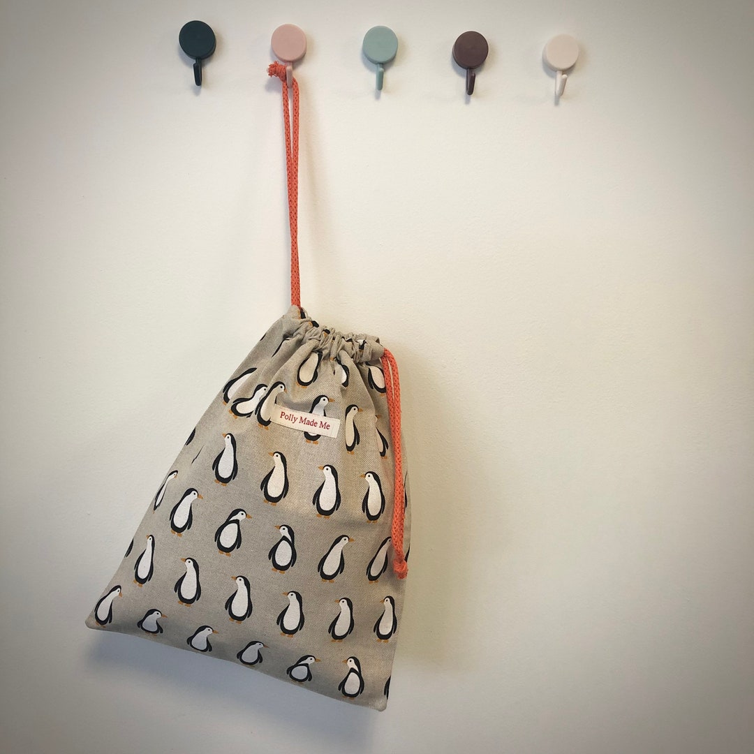 Handmade Lightweight Drawstring Bag/christmas Stocking Alternative ...