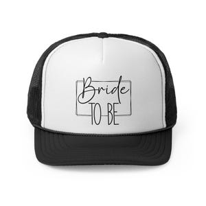 Bride-to-Be Trucker Cap, Bridal Party Gift, Wedding Accessories, Bachelorette Bash Hat, Engagement Celebration Gear, Bride Headwear
