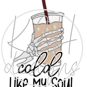 20 oz I Like My Coffee Cold Like My Soul Sublimation Tumbler – Artsy Niche  Creations