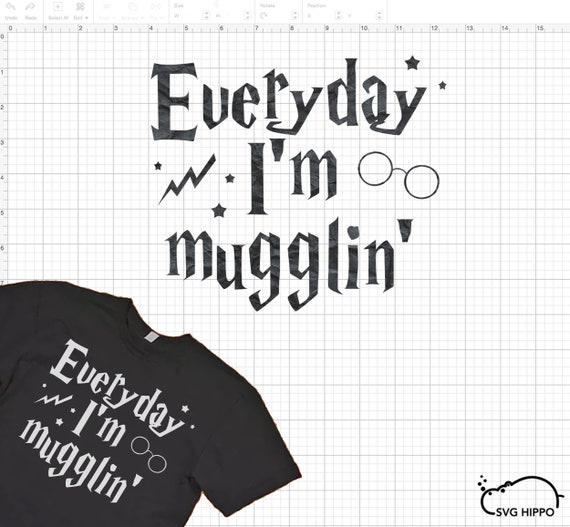 Download Everyday I'm Mugglin Harry Potter Inspired Cut Files SVG ...