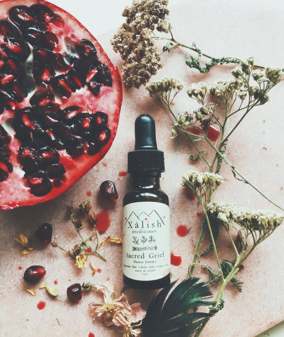 Sacred Grief Flower Essence Etsy