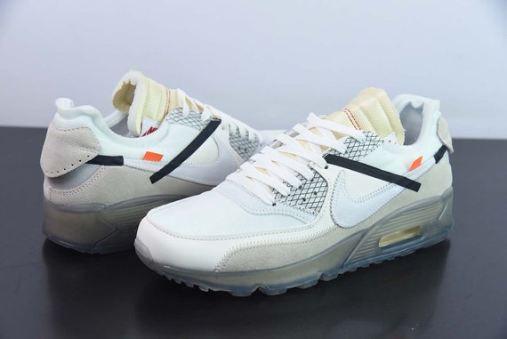 Abe Citron Thanksgiving Off-white X Air Max 90 Ice White Muslin Sneaker for Men and - Etsy