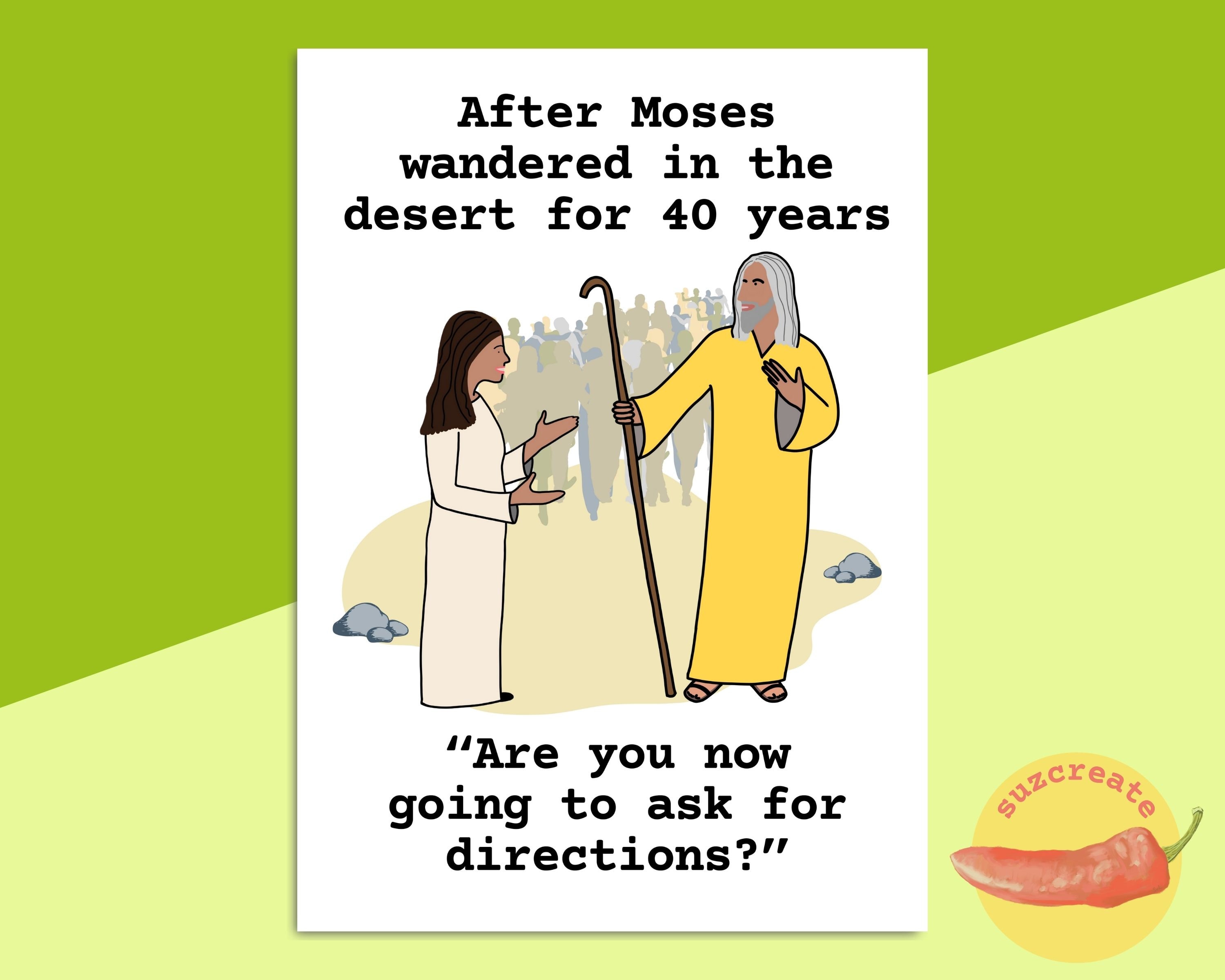 Funny birthday card for him Christian birthday card Etsy