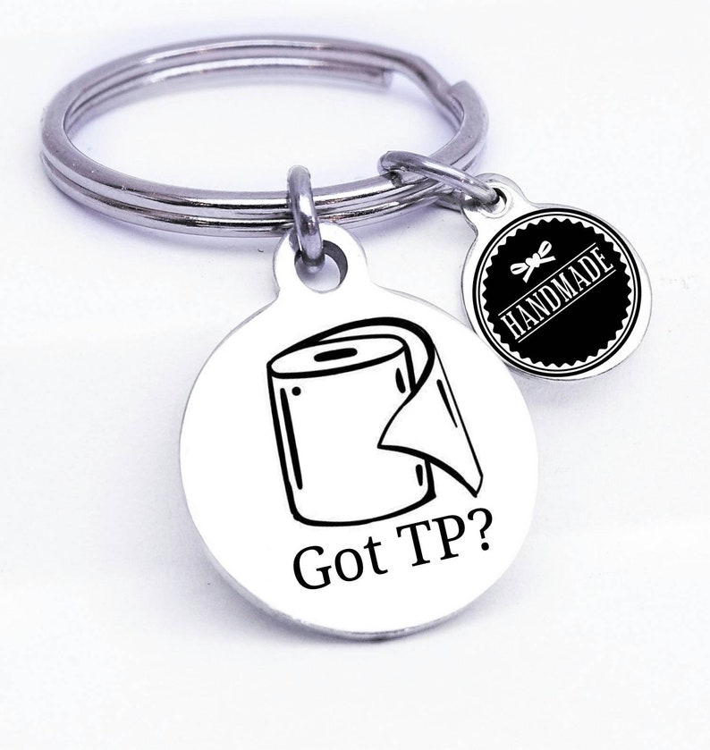 Got TP Keychain Toilet Paper TP Keychain Keychain Charm Etsy