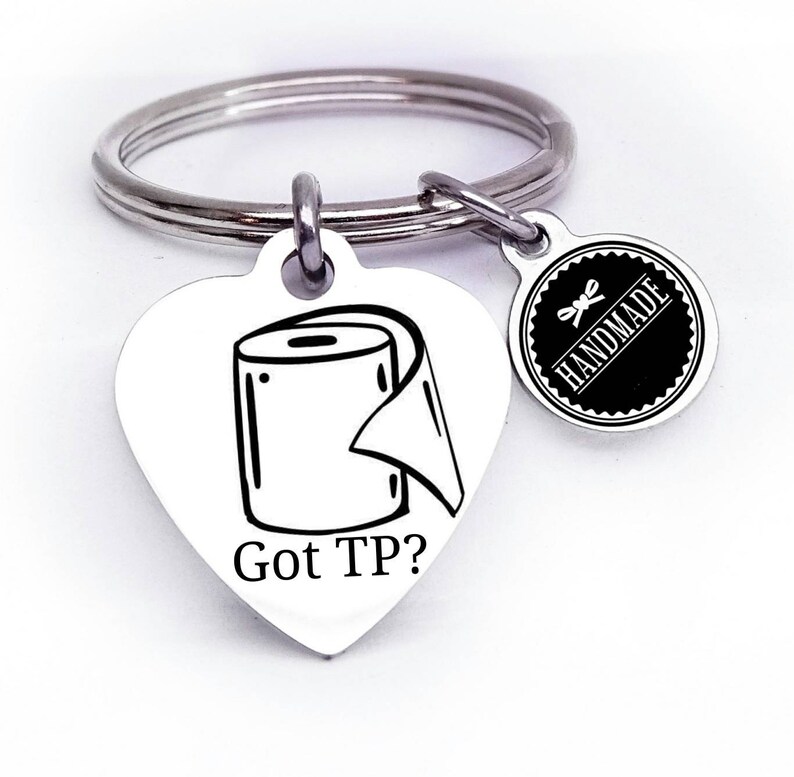 Got TP Keychain Toilet Paper TP Keychain Keychain Charm Etsy