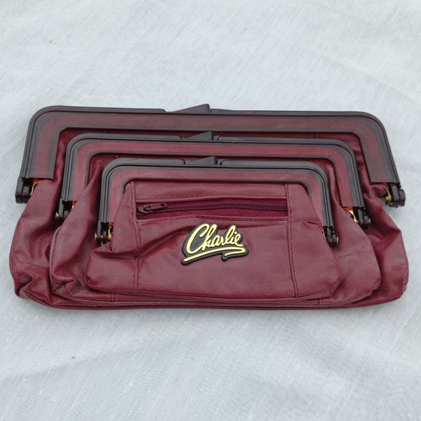 Charlie VINTAGE Trio BURGUNDY POCHETTE