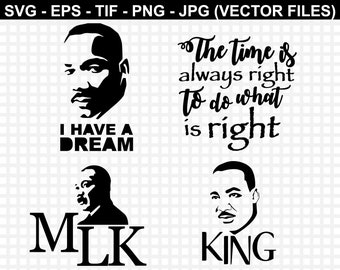 Download Martin luther king svg | Etsy