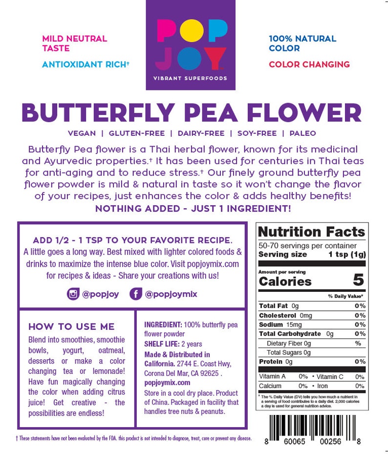 Butterfly Pea Flower Powder image 7
