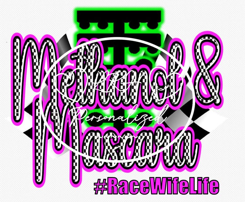 Methanol & Mascara - Racing Digital File - Etsy