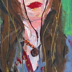 Woman Face Abstract, Portrait Abstract Woman, Painting Abstract, Digital Wall Deco, Home Art Download, Wall Prints, Printable Painting