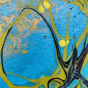 Blauw schilderij, expressionistisch abstract, expressionistisch schilderij, digitale home deco, download muurdeco, prints, afdrukbare kunst, abstracte prints