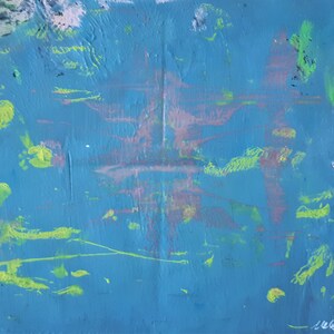 Expressionistisch abstract blauw, schilderij muurdeco, download schilderkunst, afdrukbare kunstwerken, expressionistisch schilderij, abstract digitaal kunstwerk