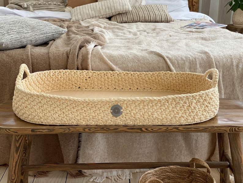 Baby changing dresser basket with mat moses changing table Etsy