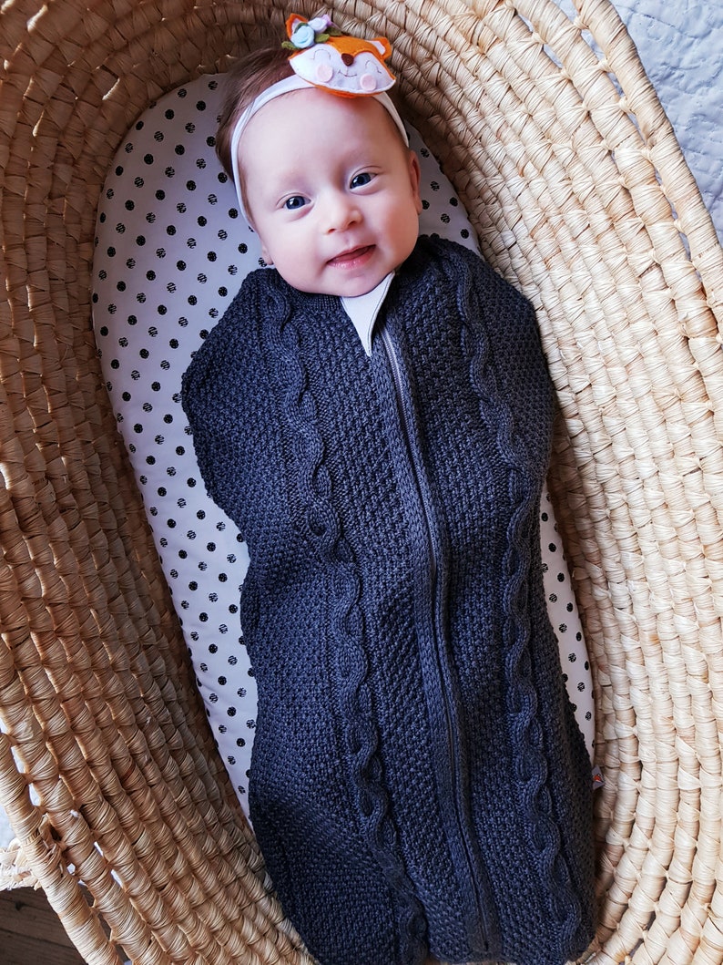 Zip up baby blanket Wear snuggle sack baby sack 03 months Etsy