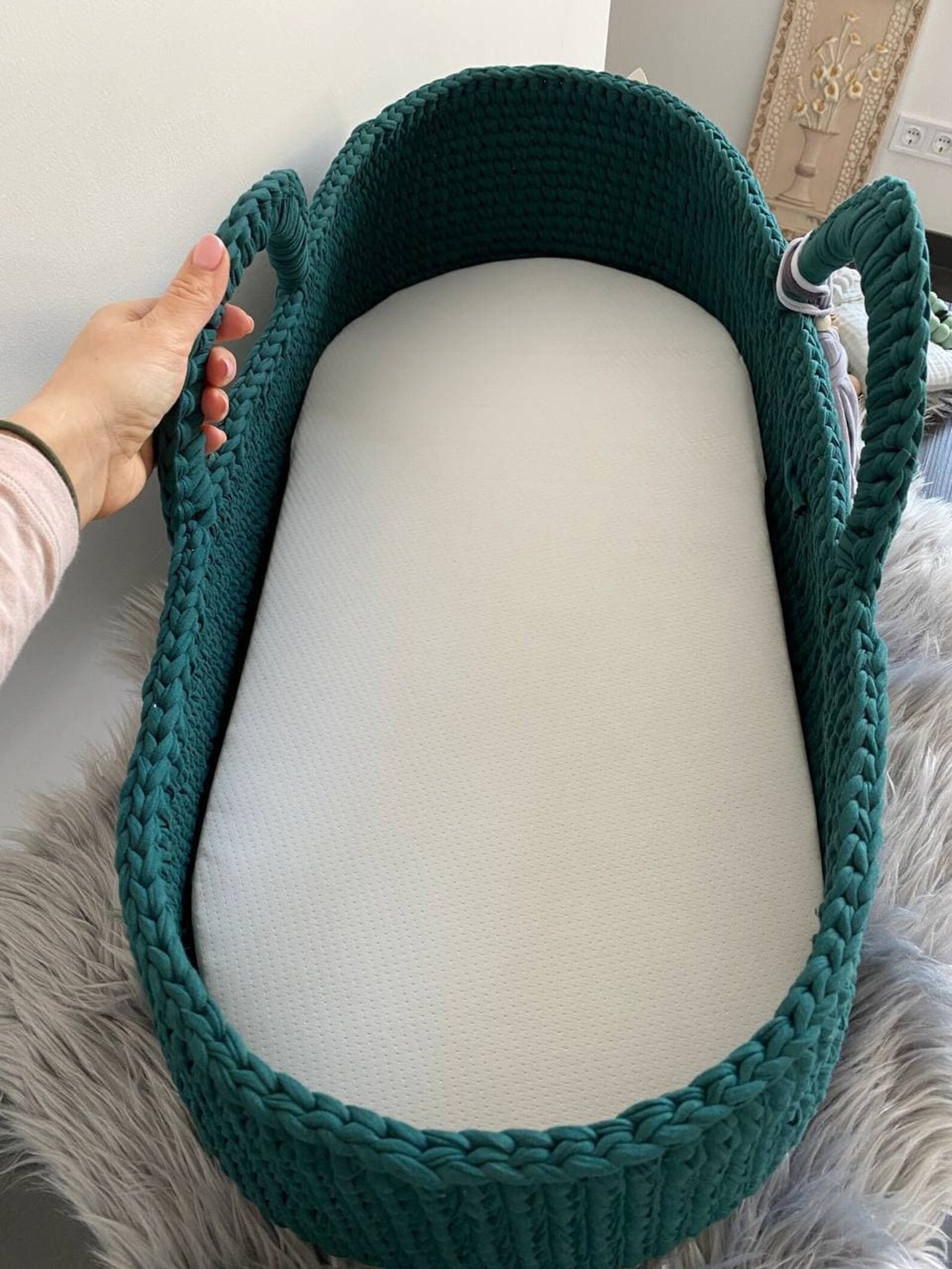 Moses Basket Mattress Moses Basket Liner Baby Mattress Pad Etsy