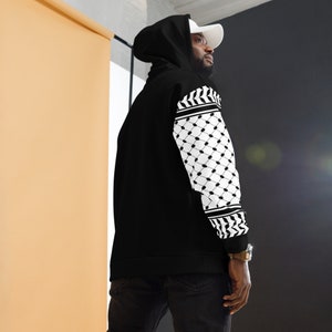 Palestinian Kefiyyeh Unisex Hoodie | Kufiya Pattern Hoodie