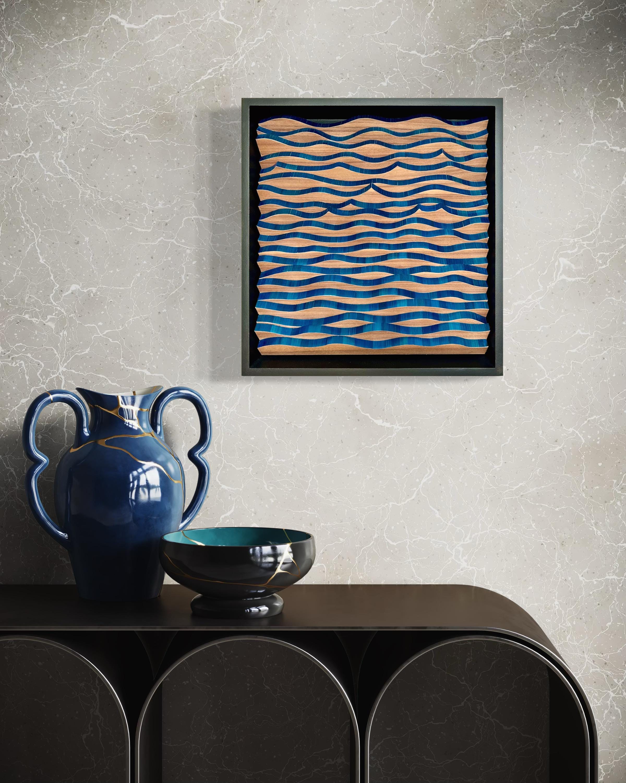 Relief wave painting (no longer in stock)