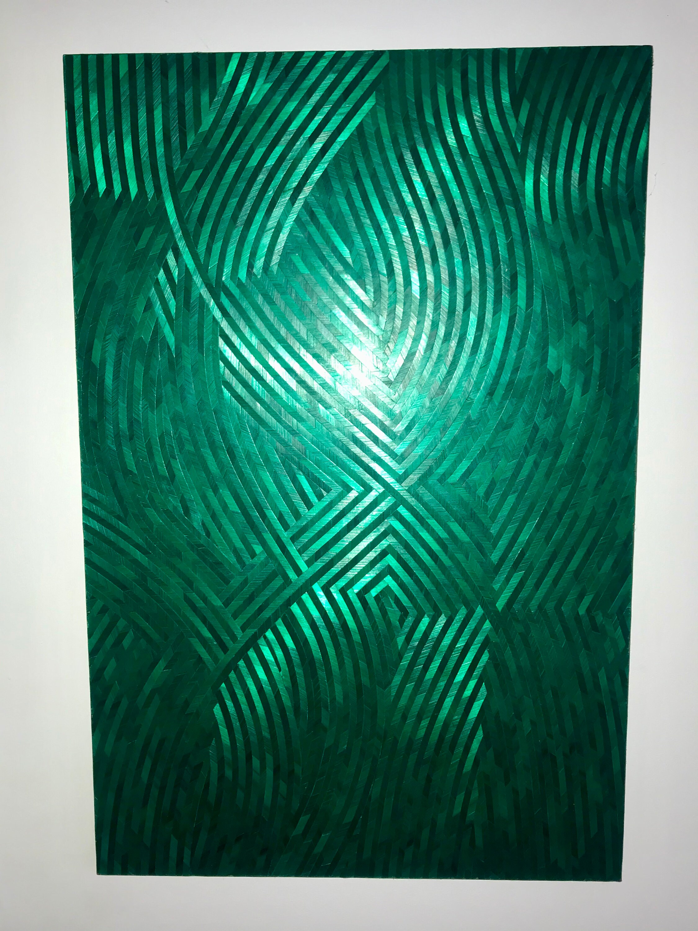 Tableau Kelp Forest Marqueterie de Paille