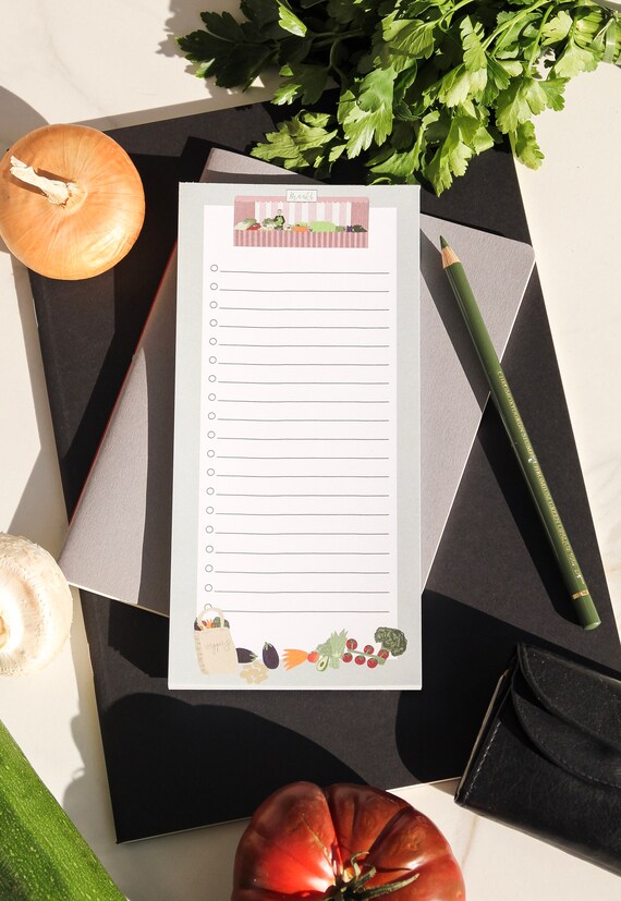 Notizblock Einkaufszettel Einkaufsliste To Do Liste Notizen Etsy