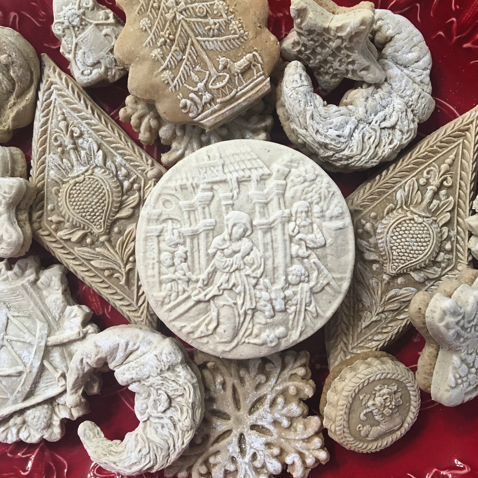Vintage Victorian Christmas Tea Cake Cookie Assortment 2 Dozen