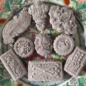 Blackberry Custard Southern Tea Cake cookies Bridgerton Bridal Wedding Shower Favors 1 Dozen