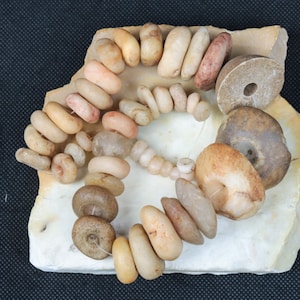 43 ancient stone beads