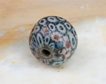 Ancient Jatim mosaïc glass bead