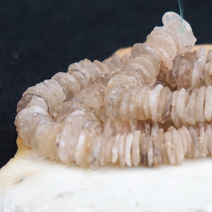 Strand of ancient crystal rock beads