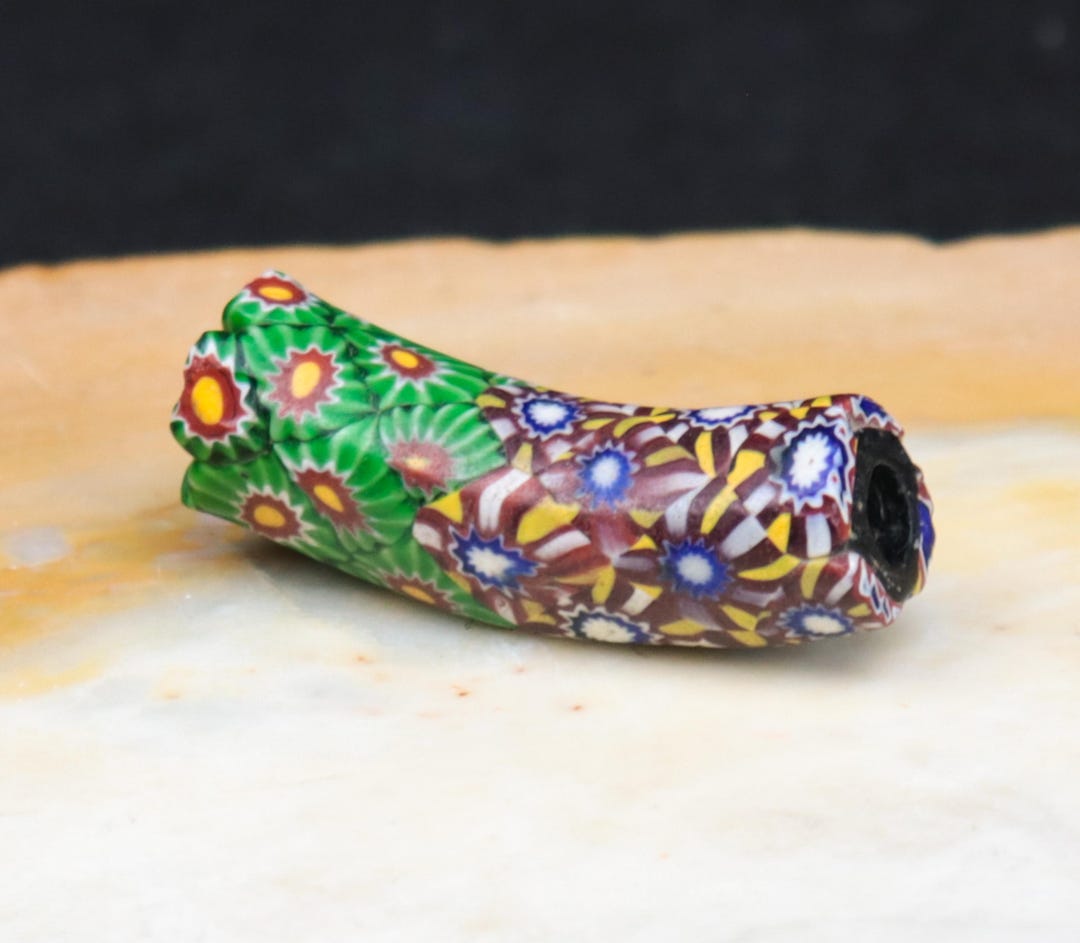 venetian-elbow-millefiori-trade-bead-etsy